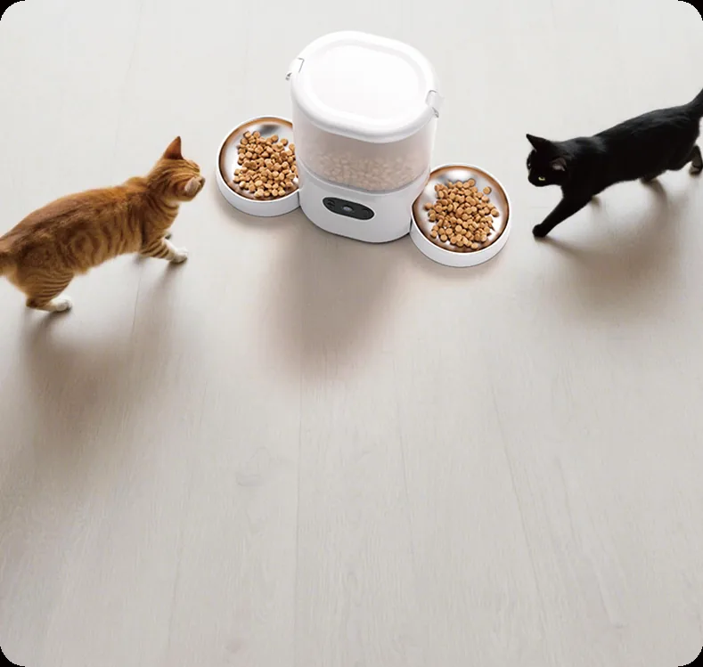 DU-F14K Triple-Camera Pet Feeder